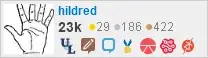 profile for hildred on Stack Exchange, a network of free, community-driven Q&A sites