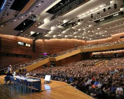 A conference. Photo by Tobias Klenze