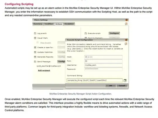 SIEM SSH option