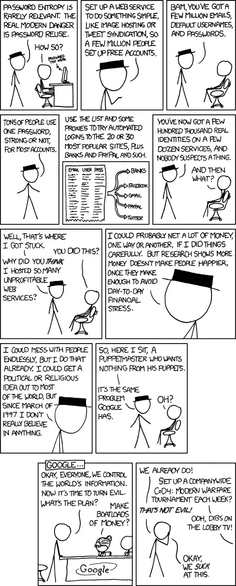 xkcd on password reuse