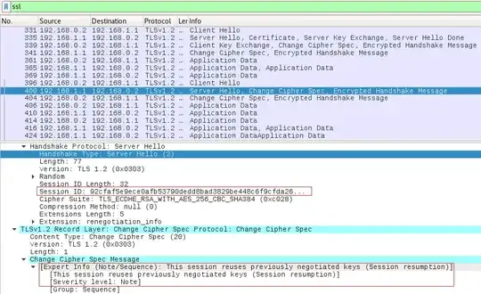 wireshark tls session