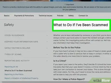 Image titled Report Fraud on Gumtree Step 4
