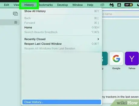 Image titled Clear Safari Search History Step 7