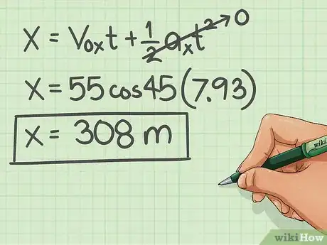 Image titled Solve a Projectile Motion Problem Step 12