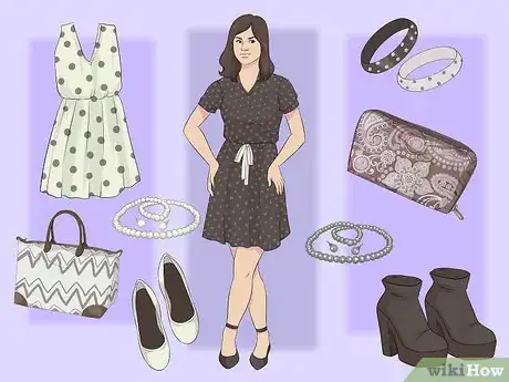 Image titled Accessorize a Polka Dot Dress Step 1