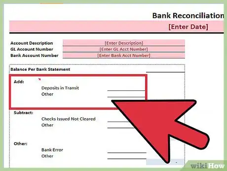 Image titled Prepare a Bank Reconciliation Step 2