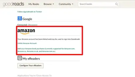 Image titled Add a Purchased Book from Amazon to Goodreads with the Add Amazon Book Purchases Feature of Goodreads Method 1 Step 1.png