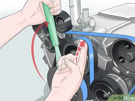 Image titled Replace a Serpentine Belt Step 12