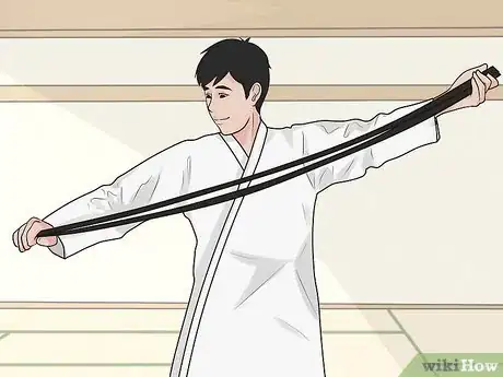 Image titled Tie a Karate Belt Step 1