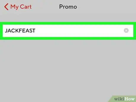 Image titled Use a Promo Code on DoorDash on iPhone or iPad Step 6