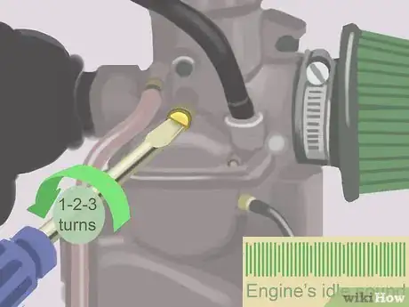 Image titled Adjust an Air Fuel Mixture Screw Step 5