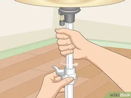 Image titled Adjust a Pearl Hi Hat Stand Step 2