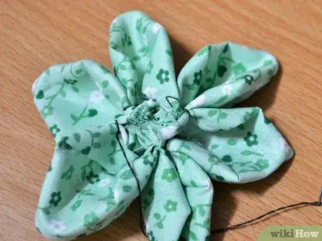 Image titled Make Fabric Kanzashi Flowers Step 18