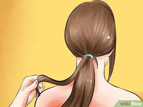 Image titled Do a Neat Middle Height Ponytail Step 9