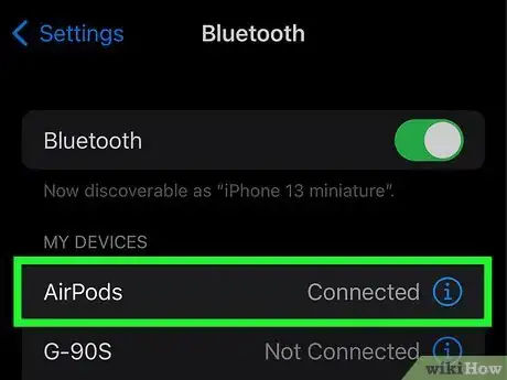 Image titled Change Airpods Name on iPhone Step 1