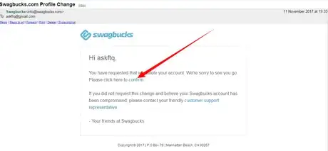 Image titled Swagbucks; Verify the deactivation email.png