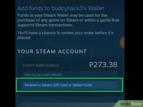 Image titled Redeem a Steam Wallet Code Step 25