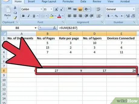 Image titled Use the Sum Function in Microsoft Excel Step 11