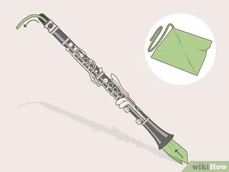 Image titled Clean Your Clarinet's Mouthpiece Step 3