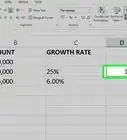Calculate Average Growth Rate in Excel