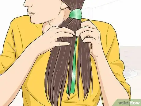Image titled Braid Your Hair with a Ribbon Step 4