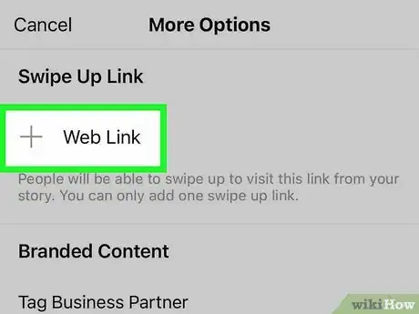 Image titled Add a Swipe Up Link on Instagram Step 5
