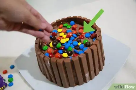 Image titled Make a Chocolate Kit Kat Cake Step 15