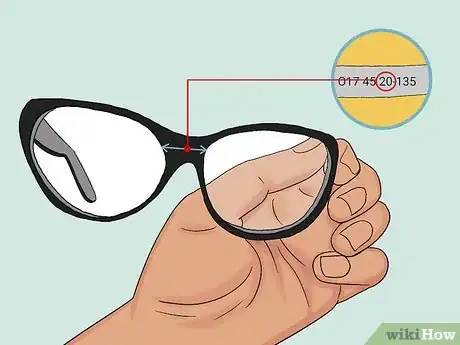 Image titled Read Eyeglasses Size Step 3