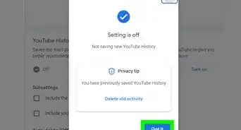 Disable YouTube History
