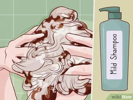 Image titled Wash Hair Extensions Step 12