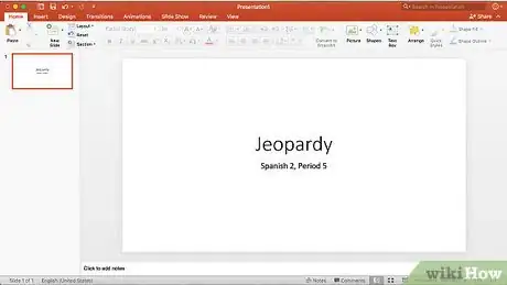 Image titled Make a Jeopardy Game on PowerPoint Step 3