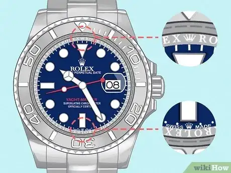 Image titled Tell if a Rolex Watch is Real or Fake Step 7
