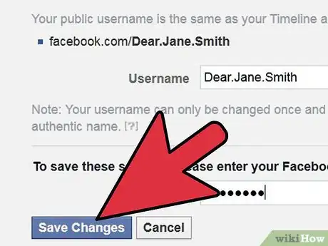 Image titled Register a Facebook Username Step 12