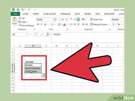 Image titled Create a Simple Checkbook Register With Microsoft Excel Step 17