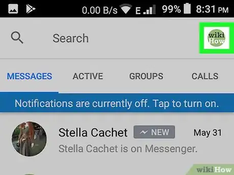 Image titled Delete Messenger Contacts on Android Step 2