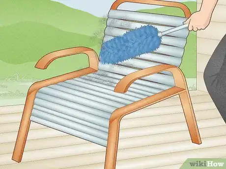 Image titled Clean Outdoor Vinyl Chairs Step 1