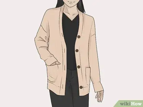 Image titled Wear a Beige Cardigan Step 2