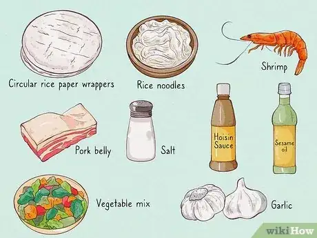 Image titled Make Vietnamese Spring Rolls Step 1