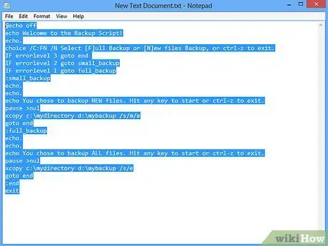 Image titled Use the Microsoft Batch File Language Step 5