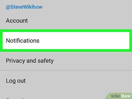 Image titled Get Push Notifications for a Users Tweets on Twitter for Android App Step 5