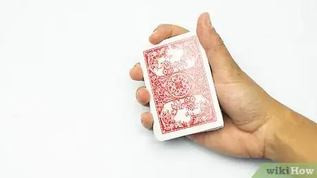 Image titled Cut a Deck of Cards With One Hand Step 1