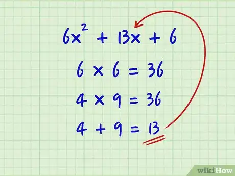 Image titled Factor Second Degree Polynomials (Quadratic Equations) Step 14