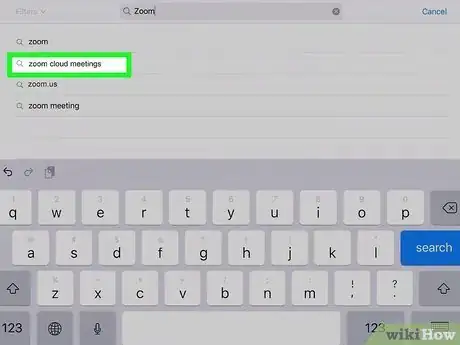 Image titled Install Zoom on an iPad Step 5