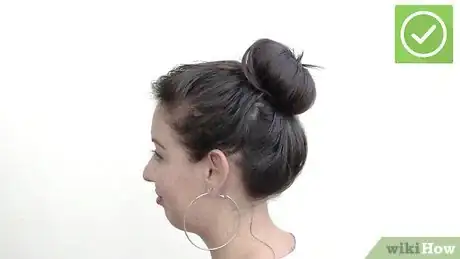 Image titled Do a Sock Bun with Short Hair Step 13