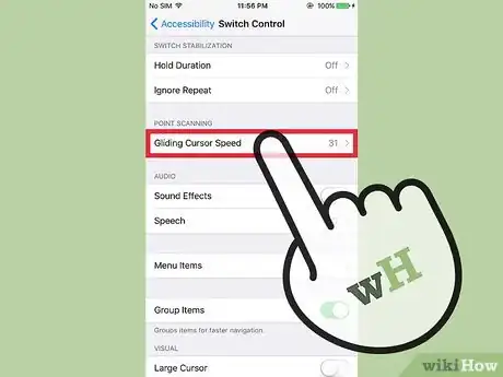 Image titled Change the Gliding Cursor Speed on an iPhone Step 5