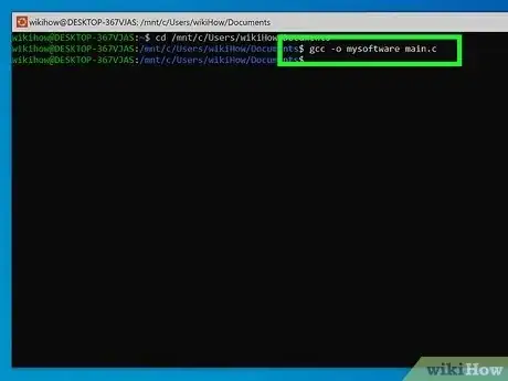 Image titled Compile a C Program Using the GNU Compiler (GCC) Step 8
