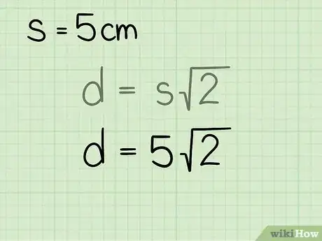 Image titled Calculate a Diagonal of a Square Step 9