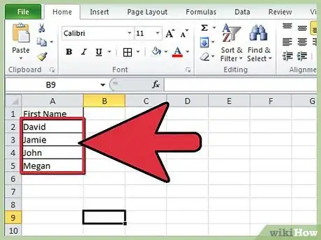 Image titled Alphabetize Cells in Excel Step 4