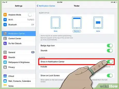 Image titled Adjust Your Tinder Notification Settings on iOS Step 9