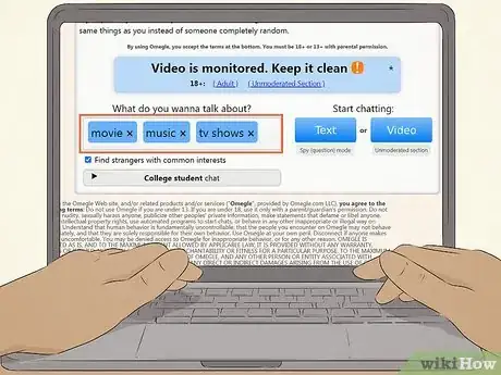 Image titled Meet and Chat With Girls on Omegle Step 1